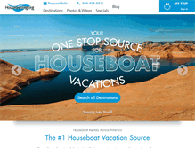 Tablet Screenshot of houseboating.org